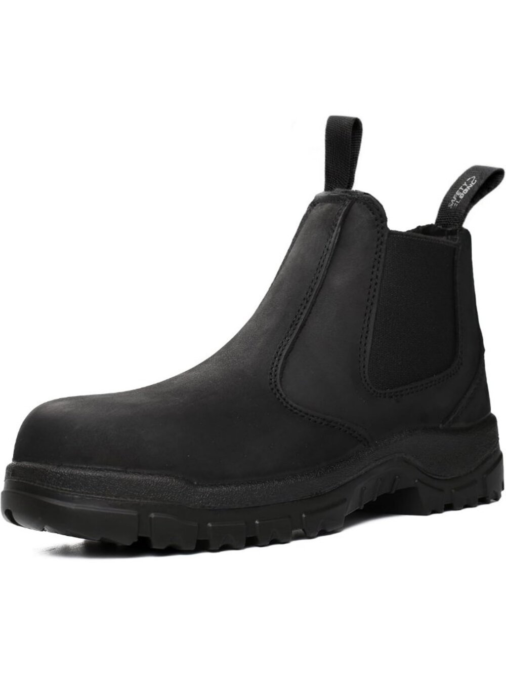 Comfortable Slip-On Work Boots for Men & Women - Soft Toe Chelsea Style